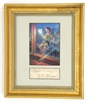 Peter Pan signature of Author J.M. Barrie
