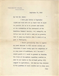 Woodrow Wilson TLS as President