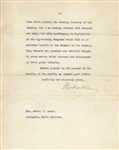 Woodrow Wilson TLS as President