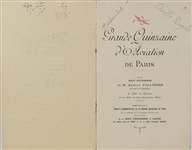 WILBUR WRIGHT AT LE MANS SIGNED, ALSO ORVILLE WRIGHT SIGNED PROGRAM AN CHARLES De LAMBERT SIGNED