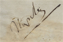 Naploeon with painted armorial crest 