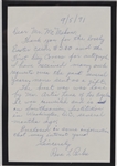 Rosa Parks Signed Famous Photo and Letter