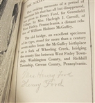Henry Ford & Mrs. Ford  Signed 