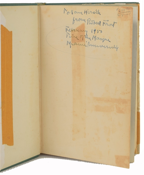 Complete Poems of Robert Frost 1949 Signed 