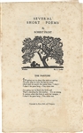 Robert Frost Several Short Poems