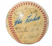 1949 New York Yankees Team Signed Baseball.