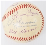 Multi-Signed ONL Baseball  Hornsby, Stengel, Durocher, Gomez and More
