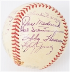 Multi-Signed ONL Baseball  Hornsby, Stengel, Durocher, Gomez and More