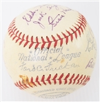 Multi-Signed ONL Baseball  Hornsby, Stengel, Durocher, Gomez and More