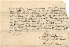 Map of the Village of Salem, Massachusetts, during the 1692 Witchcraft Trials with Original Document