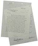 Rare! George & Ira Gershwin signed contract for Shall We Dance