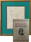 Einstein Writes About Baruch Spinoza and Gives Permission to use his Writings