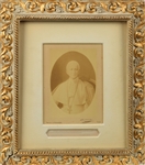 Rare Pope Leo XIII Signed Photo to Mark Twains Publishing business manager For their book on his Life