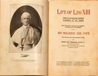 Rare Pope Leo XIII Signed Photo to Mark Twain's Publishing business manager For their book on his Life