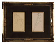 Rare Alberto Vargas Original 1946 Calendar Pin Up Drawings