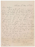 James Garfield Important letter
