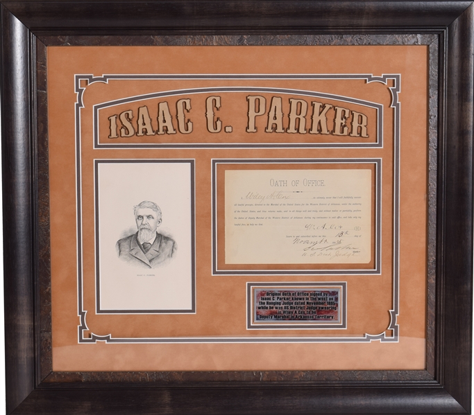 Judge Isaac Parker Hanging Judge Western Oath!