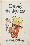 Dennis The Menace Signed sketch in book
