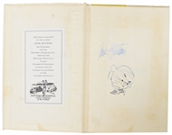 Dennis The Menace Signed sketch in book