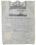 "James Monroe” as president and “John Quincy Adams" Ships Pass