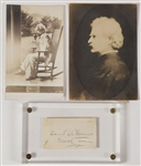 Mark Twain/ Samuel L. Clemens Double signature