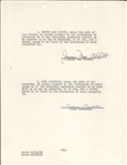 Abbott & Costello Legal Contract with Universal Pictures Company for $131,000