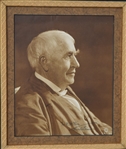 Thomas Edison Fine Signed Portrait