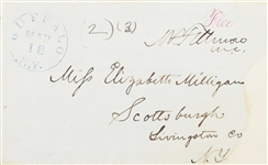 Autograph Album : John Adams, Millard Fillmore, Longfellow, Charles Sumner, William Seward and much more