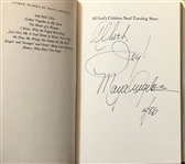 Maya Angelou  Signed 1st Edition book and 1st edition of Clinton/Angelou ON THE PULSE OF MORNING 1993 Inaugural Poem