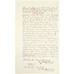 1883 Chicago Ball Club Signed  Albert G. Spalding Agreement to Telegraph the Scores During Game!