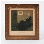 James McNeill Whistler Signed Print of Whistler's Mother