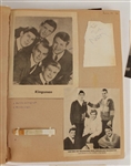 AUTOGRAPH SCRAPBOOK FROM BANDS OF THE 60S