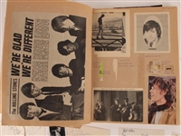 AUTOGRAPH SCRAPBOOK FROM BANDS OF THE 60S