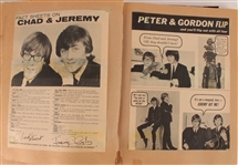 AUTOGRAPH SCRAPBOOK FROM BANDS OF THE 60S