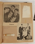 AUTOGRAPH SCRAPBOOK FROM BANDS OF THE 60S