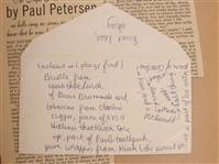 AUTOGRAPH SCRAPBOOK FROM BANDS OF THE 60S