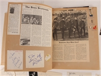 AUTOGRAPH SCRAPBOOK FROM BANDS OF THE 60S