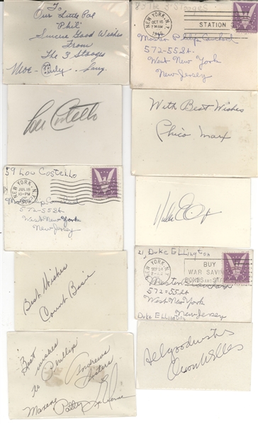 Movie Memorabilia -...Whos Whos of Entertgainment in the 1940s over 235 Autographs  