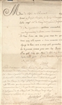 Military Order signed by Louis XV at Versailles on November, 1726. 