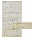 Sir Winston Spencer Churchill Naturalization Signed Document