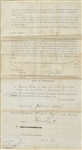 Sir Winston Spencer Churchill Naturalization Signed Document