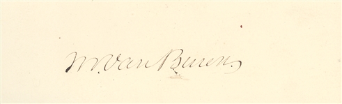 Martin Van Buren Signature