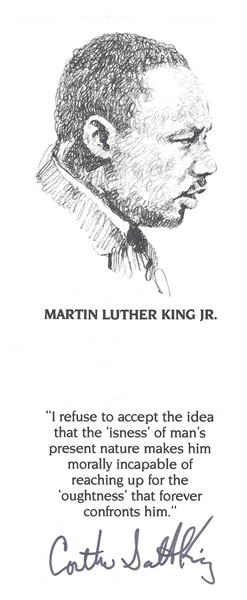 Coretta Scott King Signed MLK