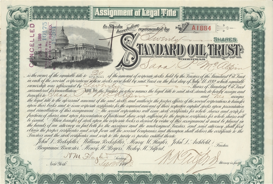 Henry Flagler Stock