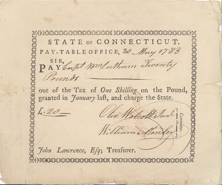 Oliver Wolcott Jr