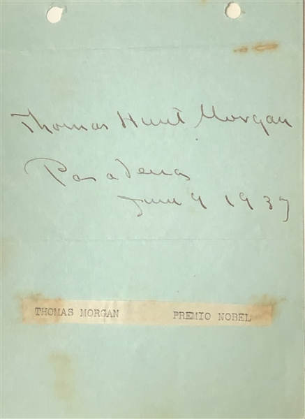 Thomas Hunt Morgan: Nobel Prize in physiology , Chromosones
