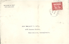 William Taft TLS and signed card