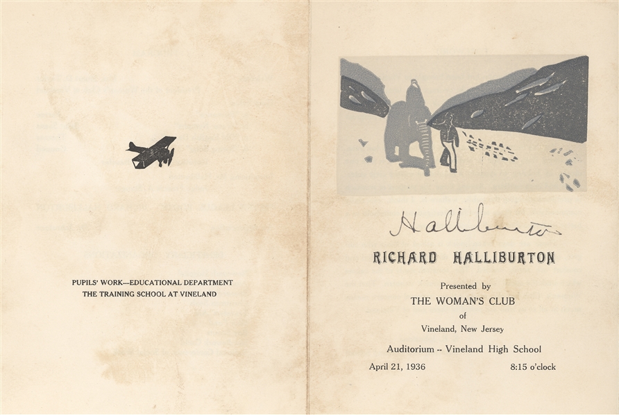 Explorers Richard Halliburton and  Richard E. Byrd