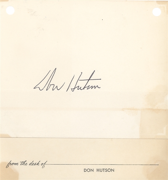 Don Hutson and Mel Hein