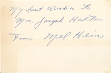 Don Hutson and Mel Hein